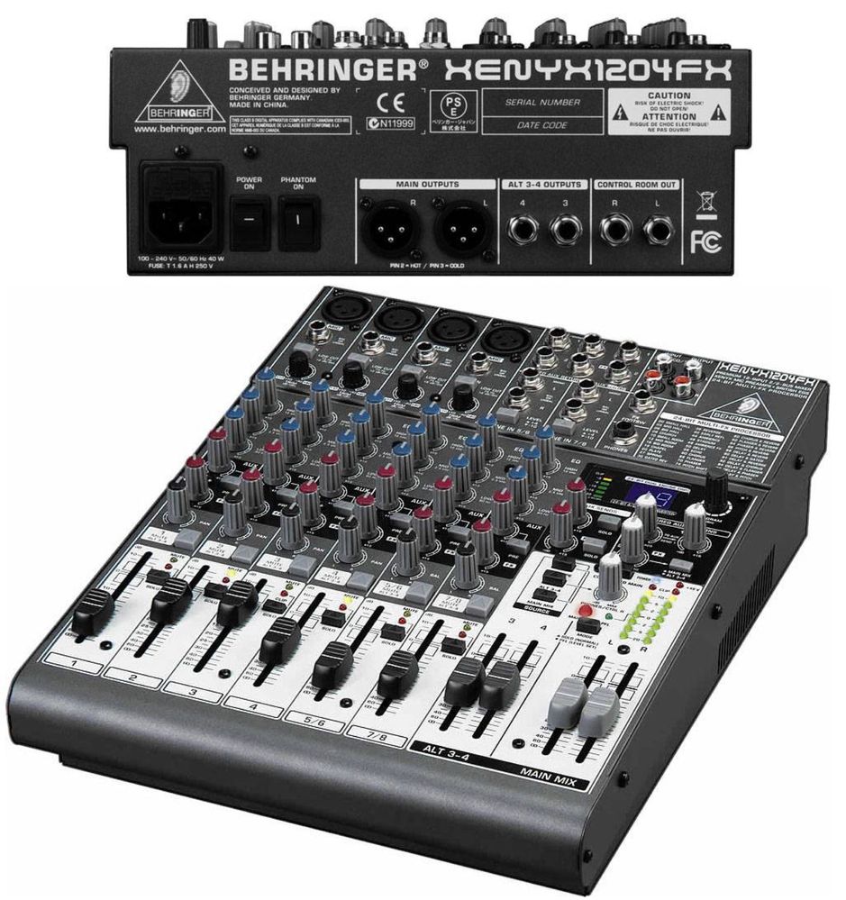 Behringer XENYX 1204FX микшерный пульт