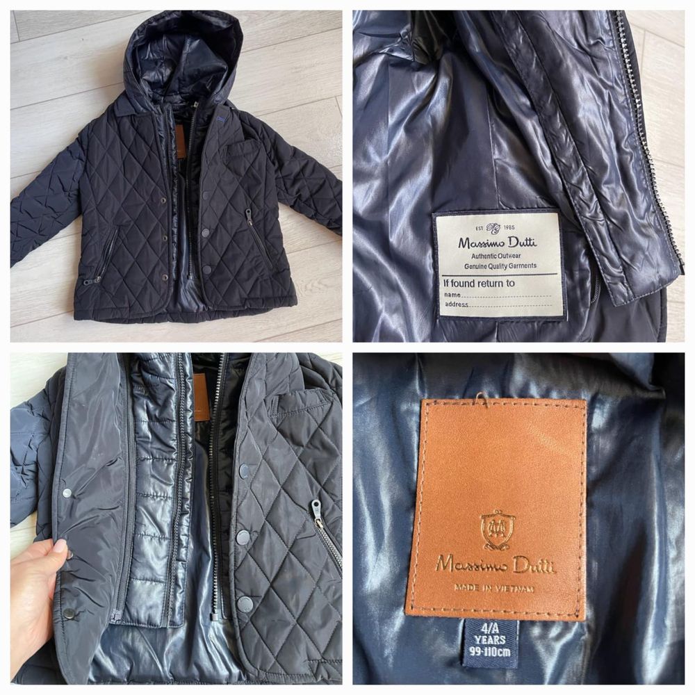 3 КУРТКИ детские: Massimo Dutti, Lemmi, Kanz детские на рост 92-110 см