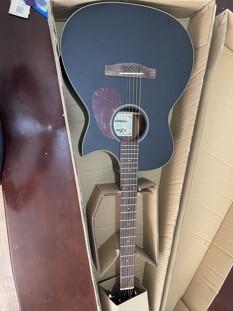 ARIA-101CE MTBK Matte black электро-акустическая гитара