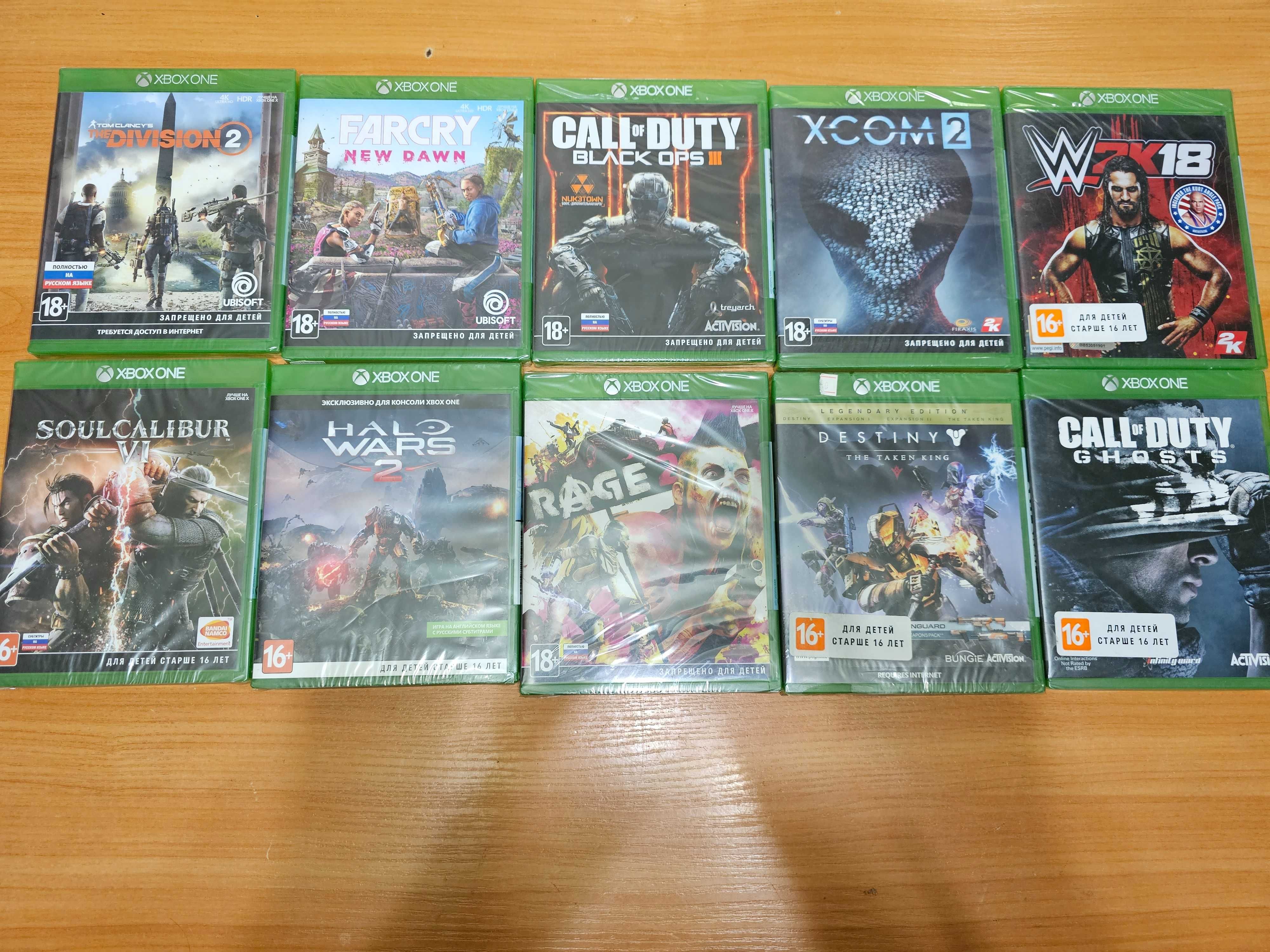 Xbox One и 360 Игры Новые Оригинал Лицензия Разные от 2500т