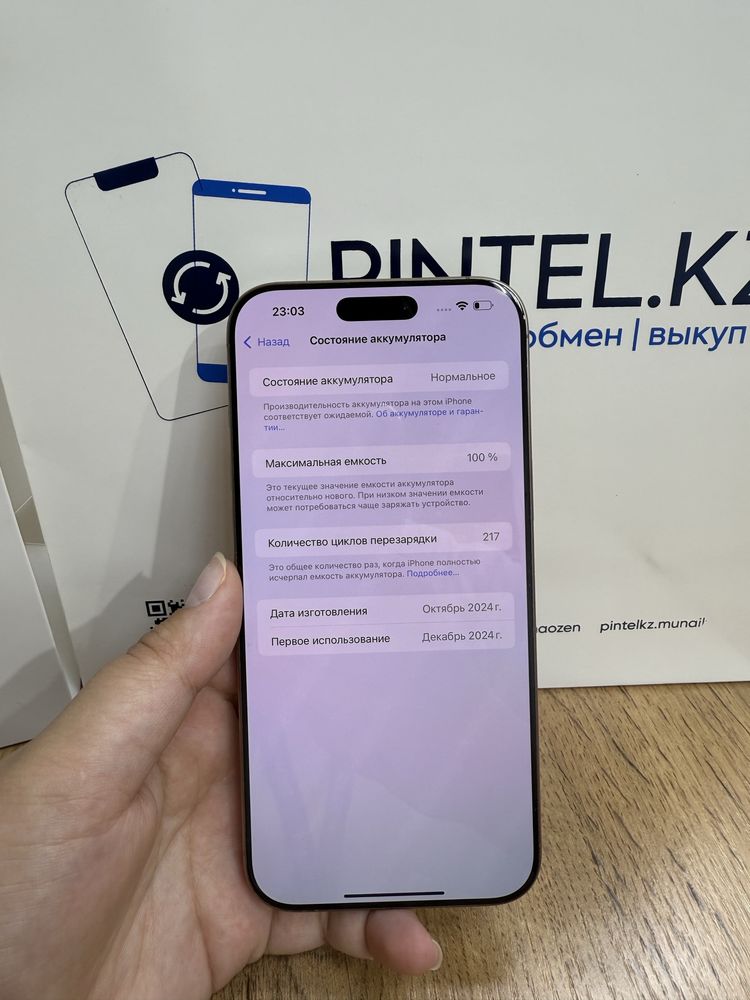 Iphone 16 pro max 256gb 100%