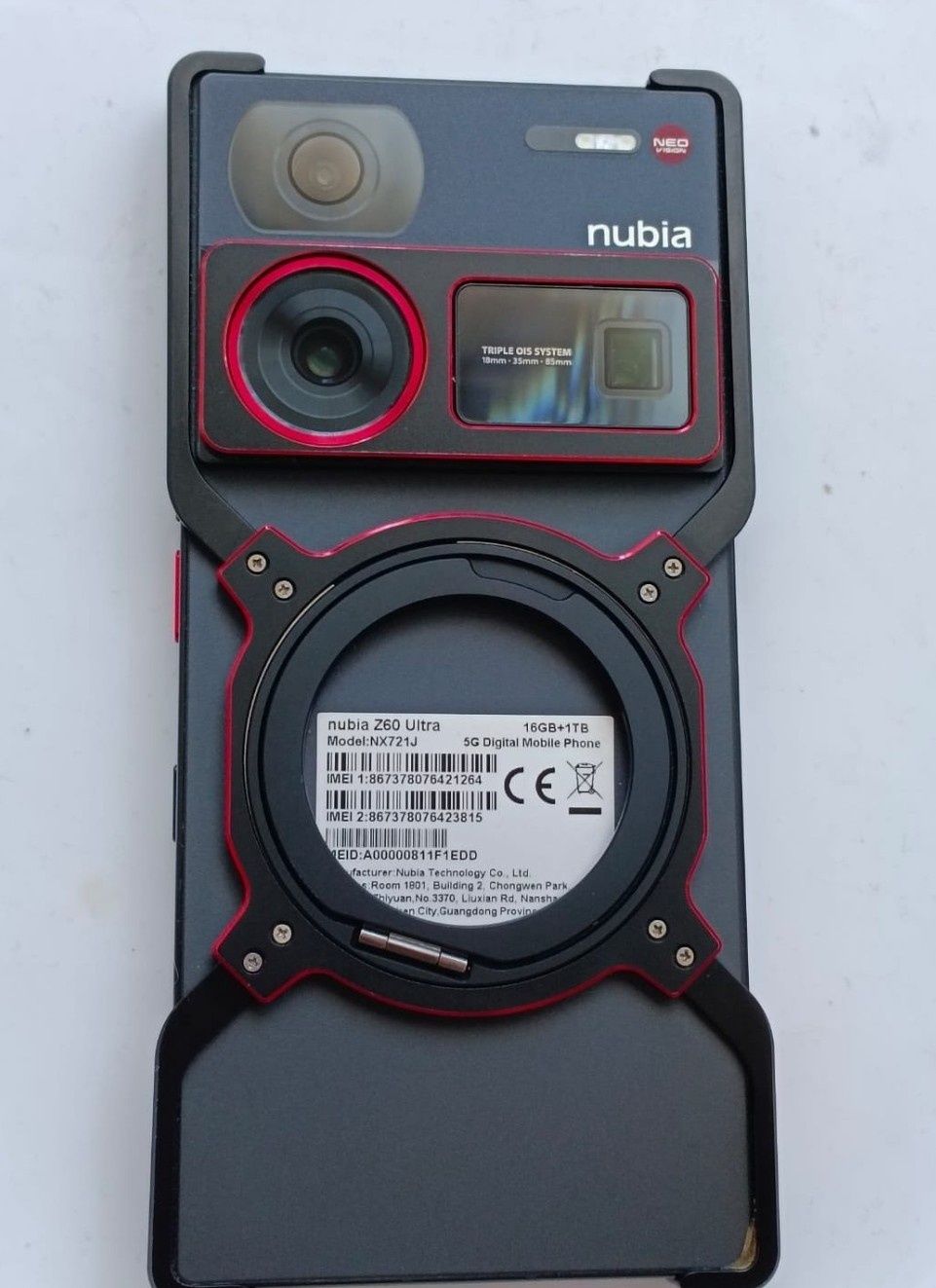 Nubia Z60 ULTRA  обмен