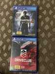 Игры для PS4 — Driveclub и Uncharted 4 (диски, отличное состояние)
