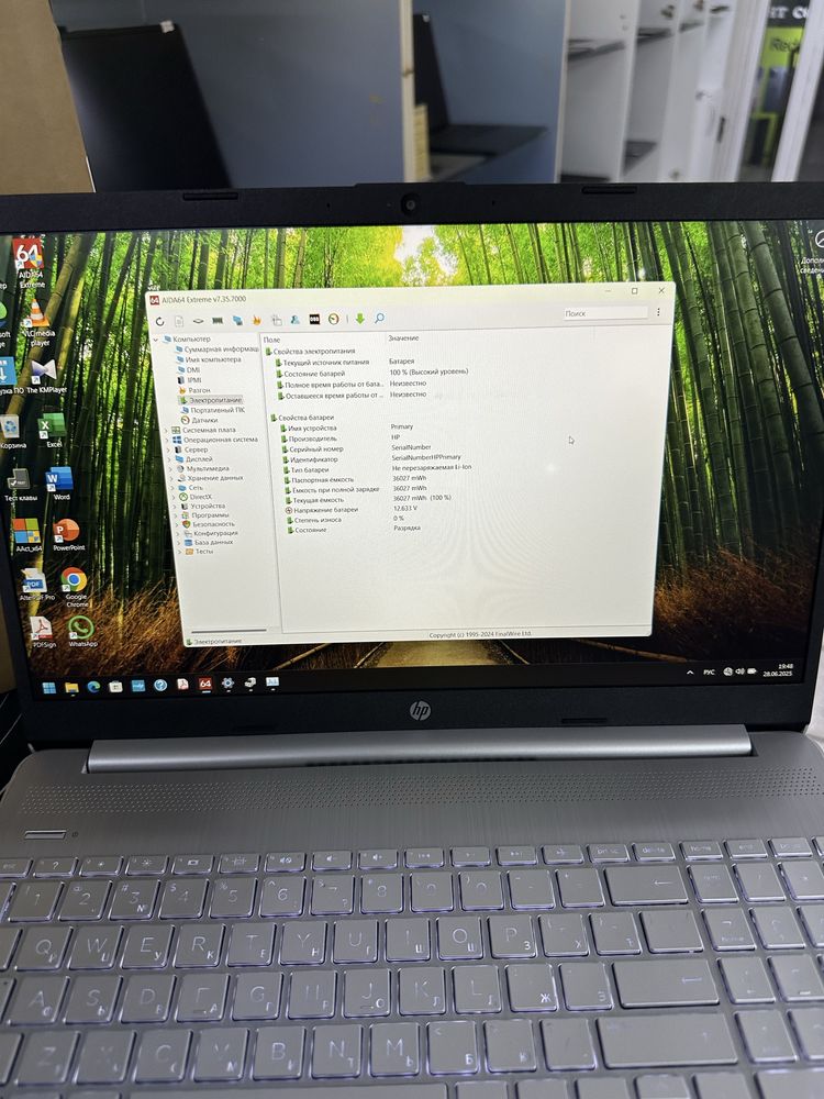 HP Ryzen 5-5500U/ОЗУ-8ГБ/ССД-512ГБ емкость 100% в отличном состоянии
