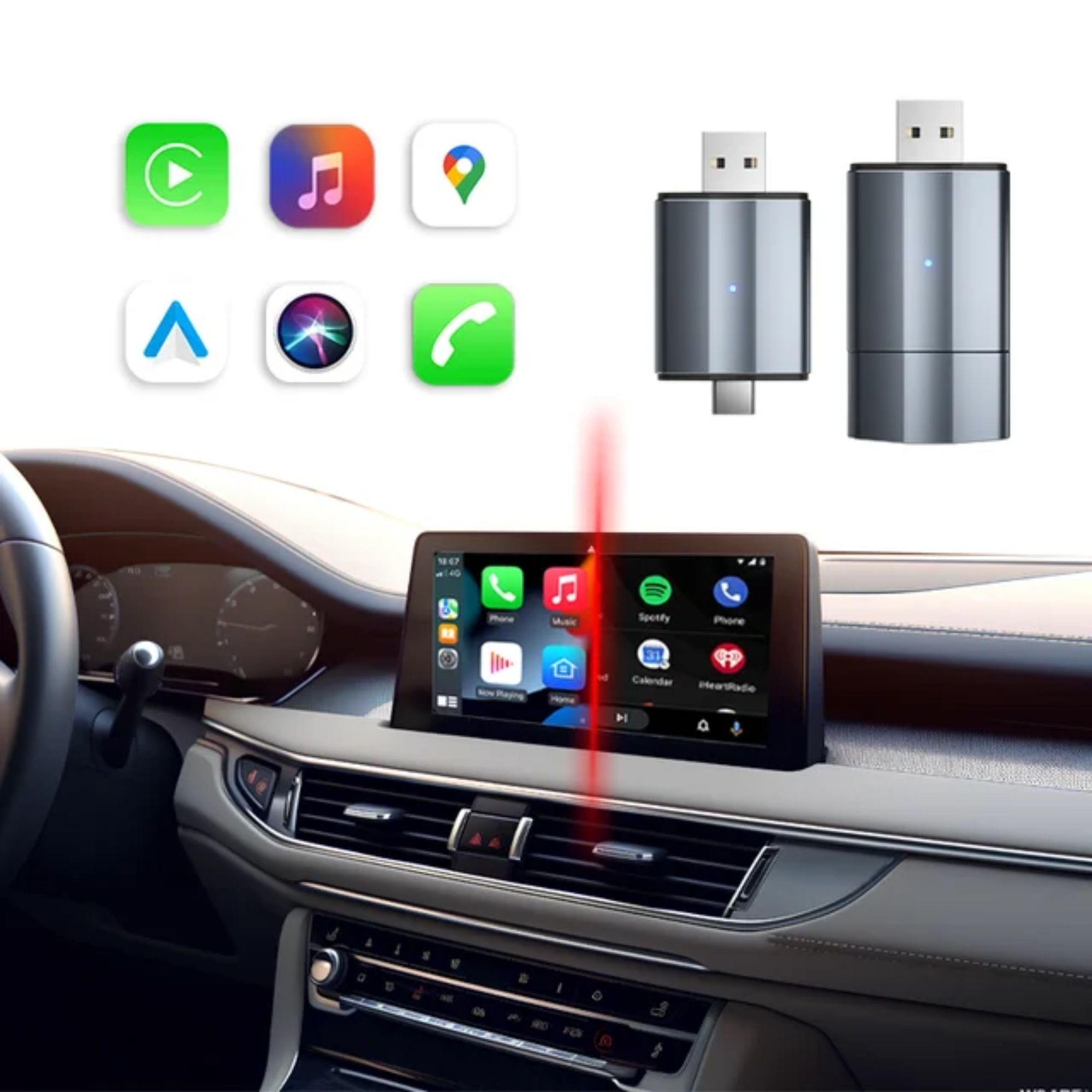 Беспроводной Carplay, Android Auto