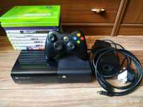Xbox 360 E slim икс бокс + 10 игр доставка установка будет