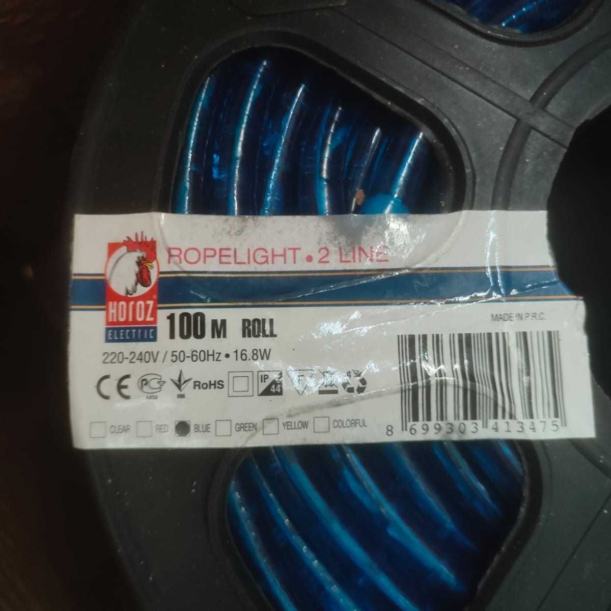 Продам гирлянду дюралайт, синий цвет. Для декор подсветки. Новый!