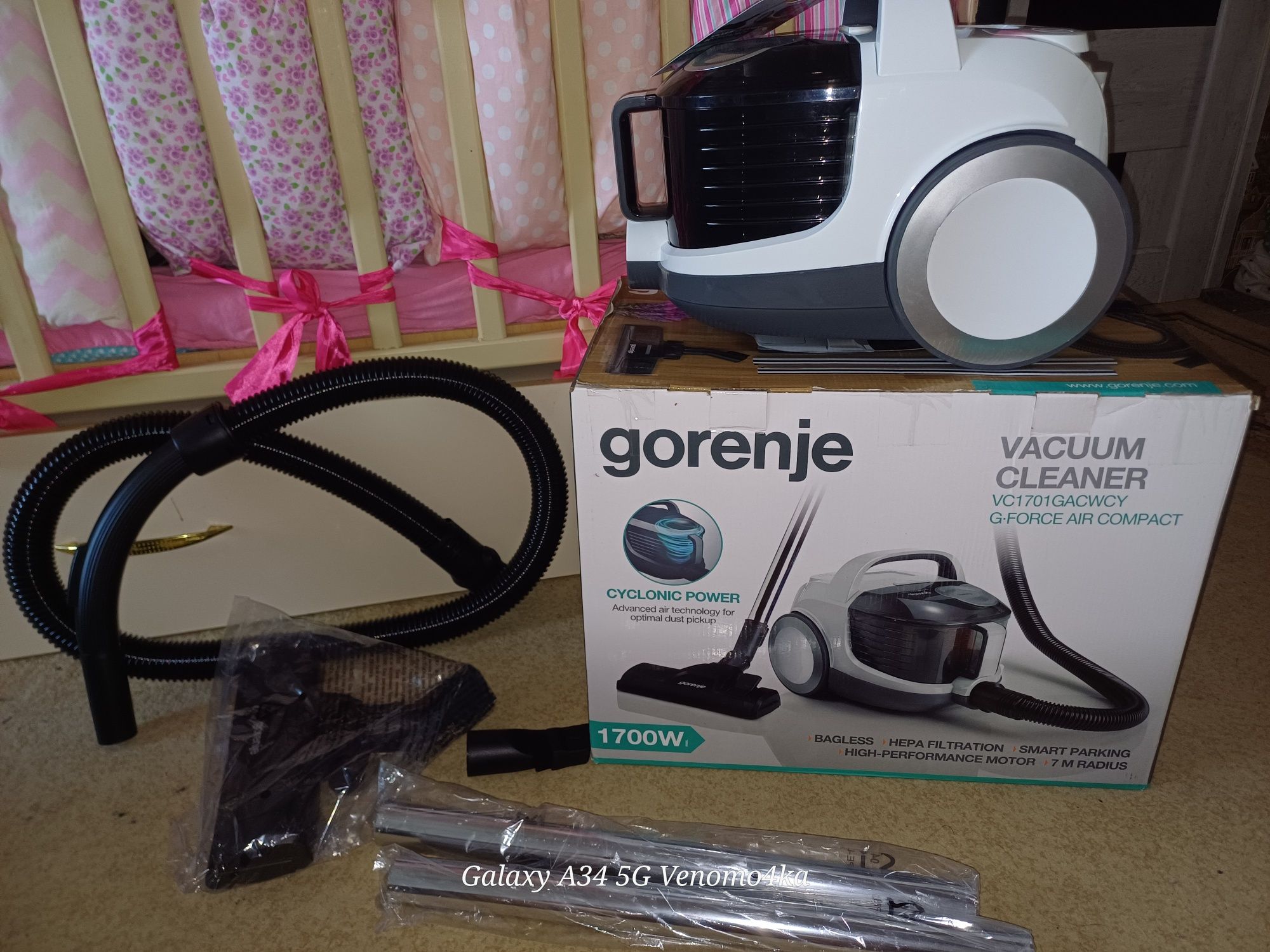 Пылесос новый. Gorenje