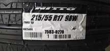 215/55R17. Nitto NT830