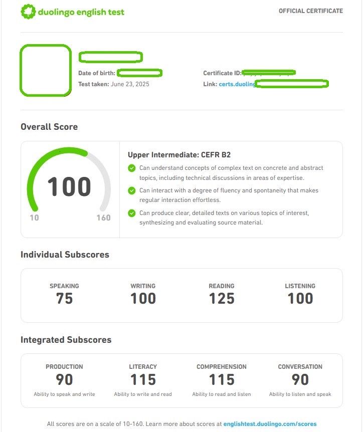 Помогу сдать Duolingo English Test