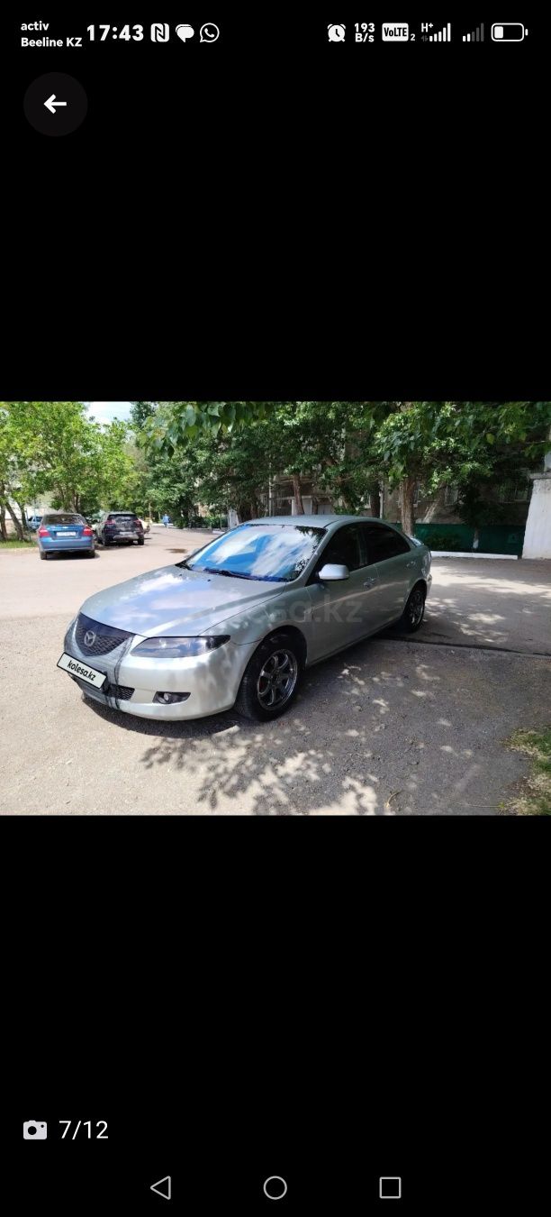Продам машину мазда 6 2002 год механика. Газ бензин. Движок контрактны