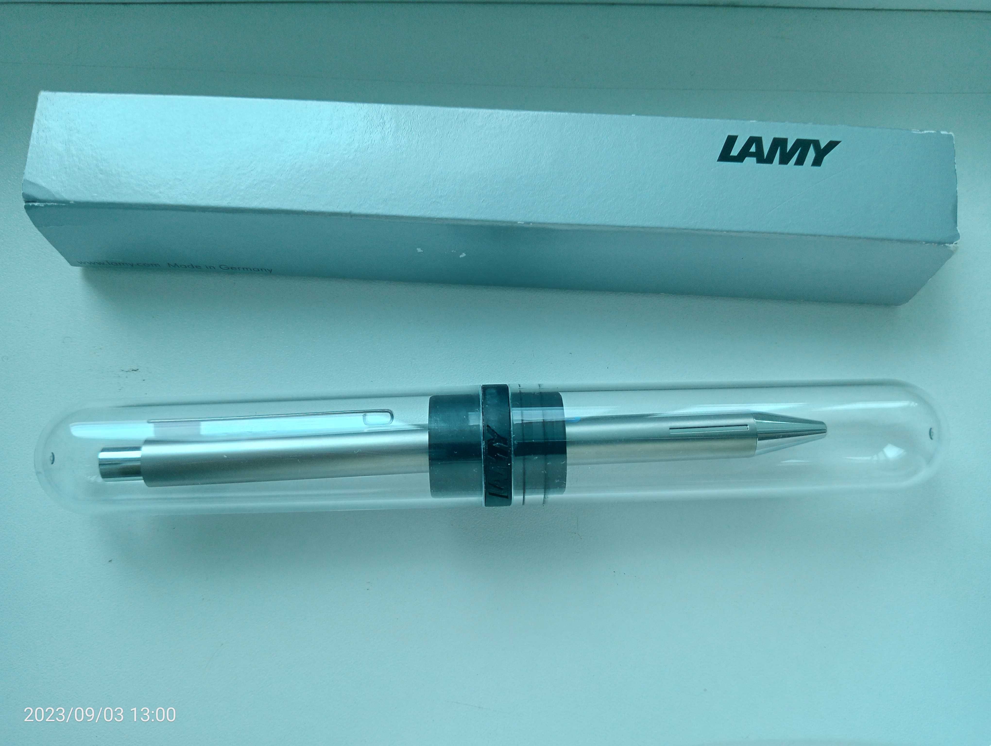 Шариковая ручка Lamy (Германия)матовая сталь  PenForMen