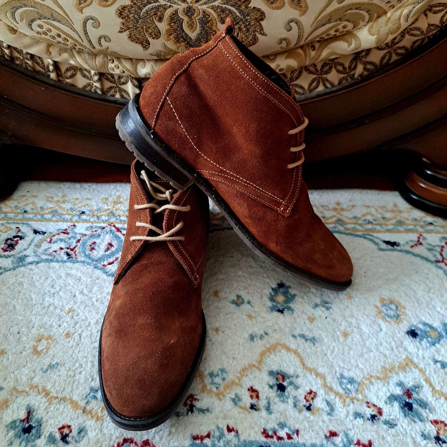 Ботинки весенние Tommy Hilfiger, замша, размер 40-41