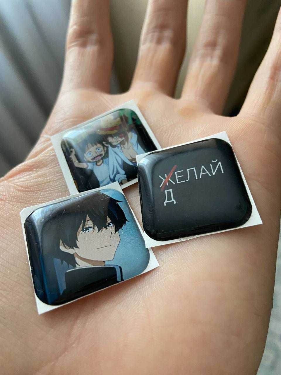 Стикер на телефон 3д, наклейки, флаги стикер, много дизайнов