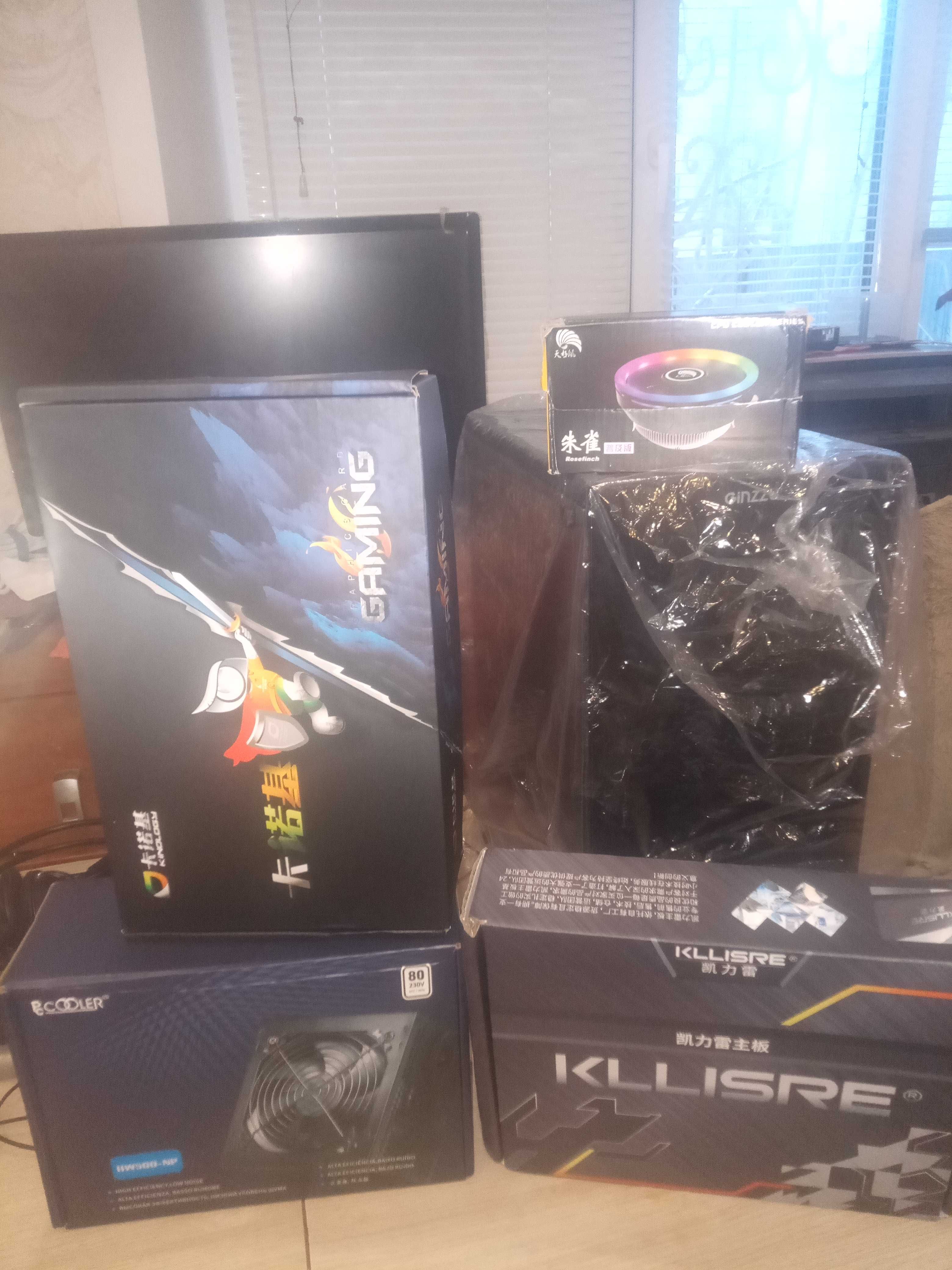 Компьютер/i7/DDR4 32Gb/RX 580/SSDM.2 256, HHD 500/500W/6*120LED