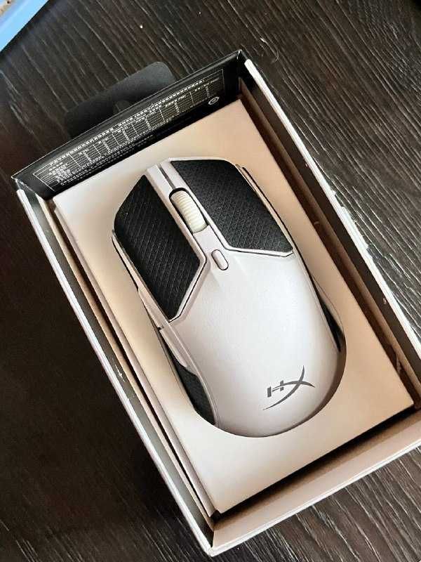 Игровая мышь беспроводная HyperX Pulsefire Haste 2 Wireless RGB, White