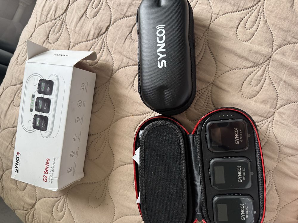 Беспроводной микрофон SYNC G2A2Pro — 2 комплекта (новые)