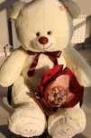 плюшевый мишка мягкая игрушка мишки Нестор Teddy букеты боксы клубника