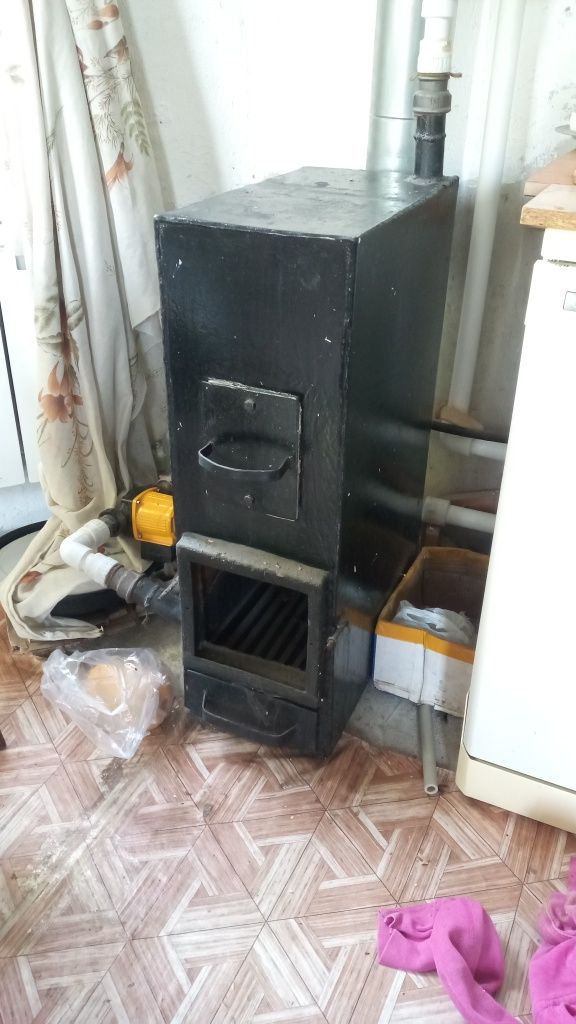 Печь отопления, под газ, 100 КВ.м