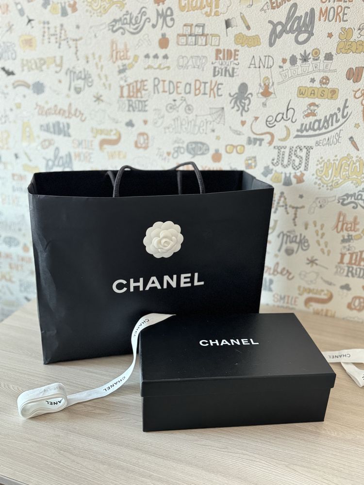 Chanel, коробка и пакет шанель, chanel box