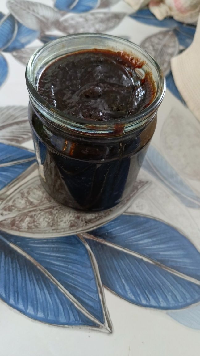 Протертая вишня с сахаром