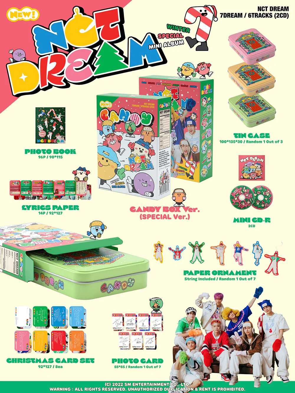 NCT DREAM Winter Special Mini Album 'Candy' (Special Ver)