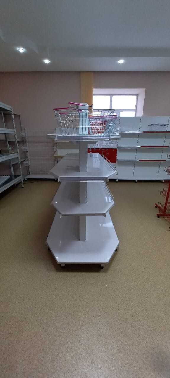 Стелажи полки прилавок витрины торговые оборудования для магазина