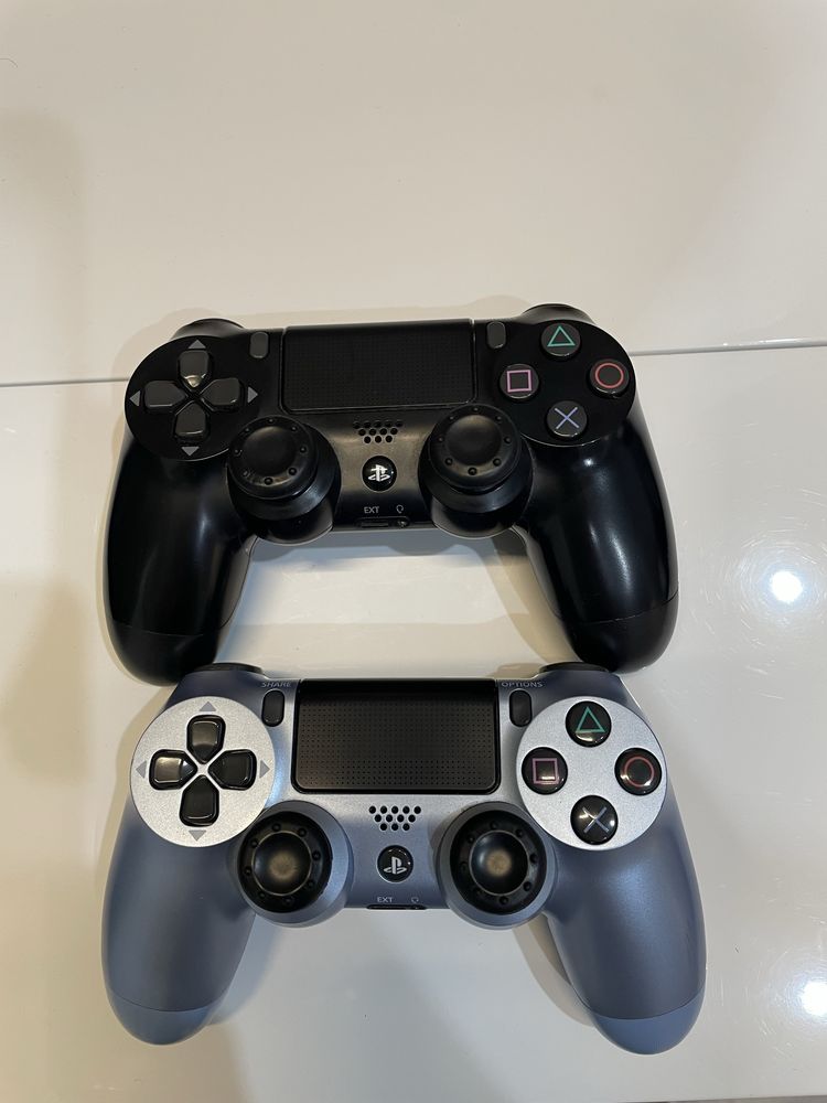 PlayStation 4 Slim 1TB + 6 топ-игр + 2 джойстика | Отличное состояние