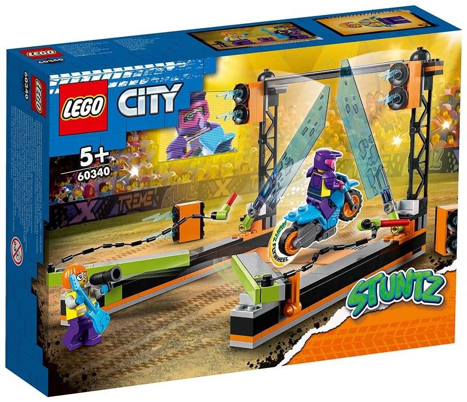 LEGO CITY Трюковое испытание «Клинок» 60340 Состязание трюков 60299