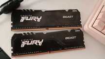оперативная память kingston fury beast 2x8гб.
