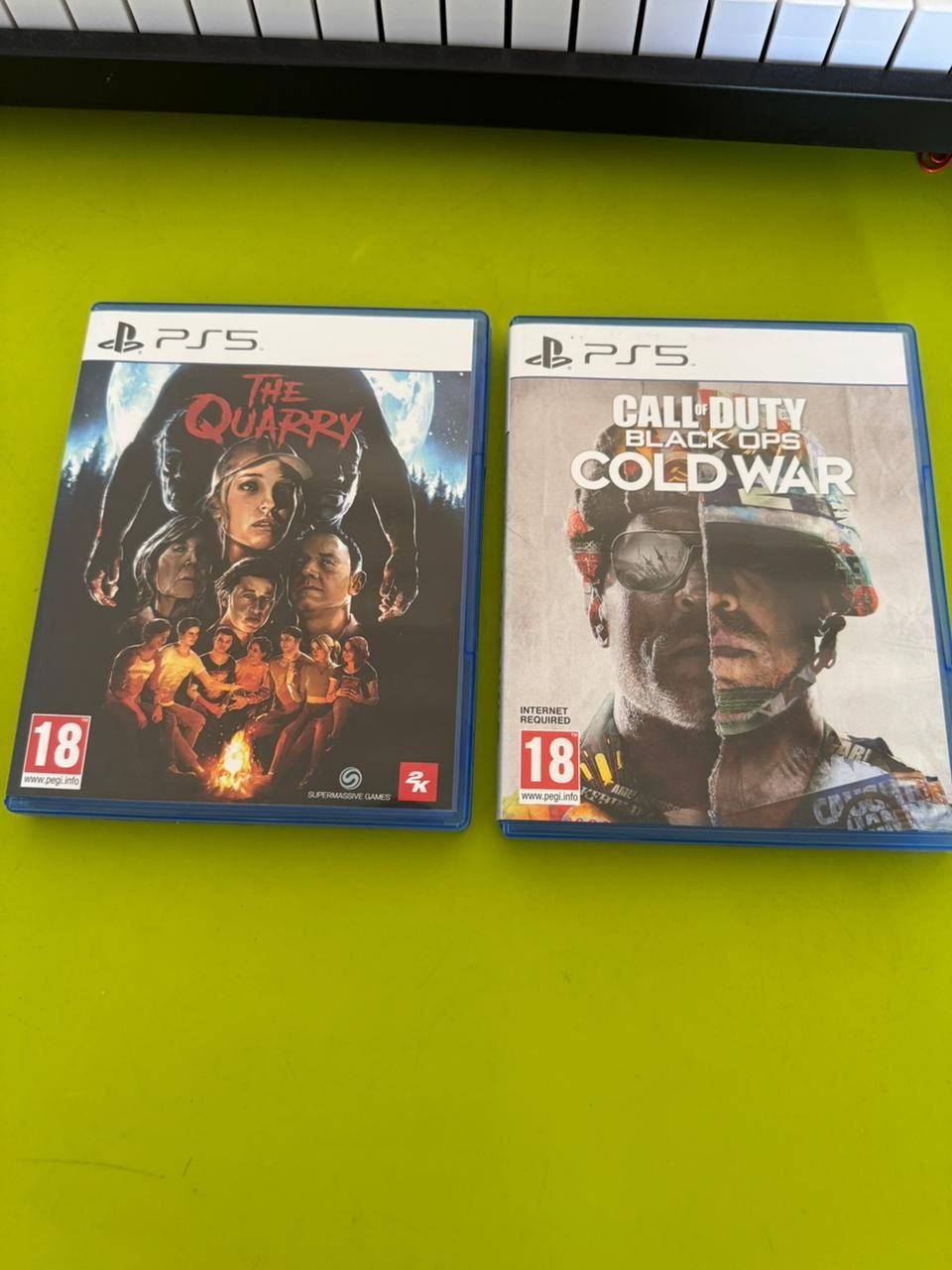 Диски The Quarry и Call of Duty:Black Ops Cold War для Ps5
