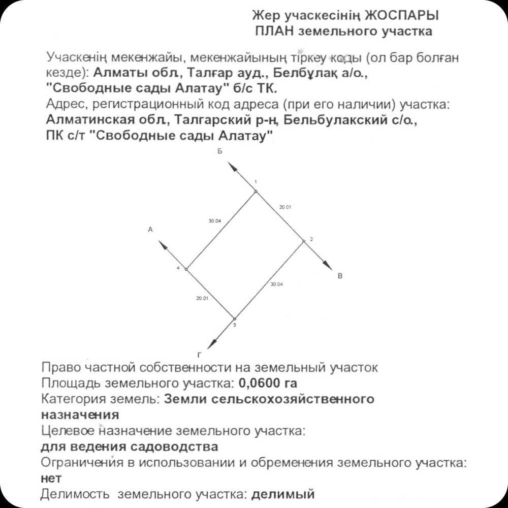 Участок 6 соток, рядом с Алатау (ИЯФ)