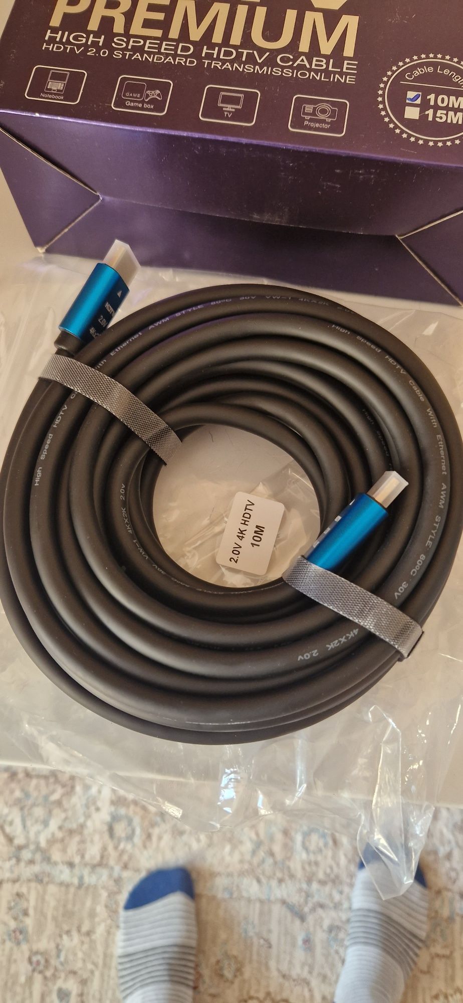 Продам кабель HDMI 10/15м, переходник HDMI to VGA