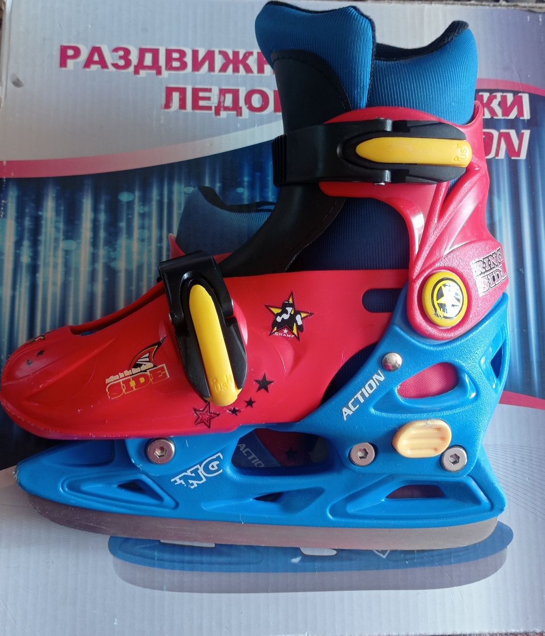 Коньки детские , раздвижные, размер 29-32