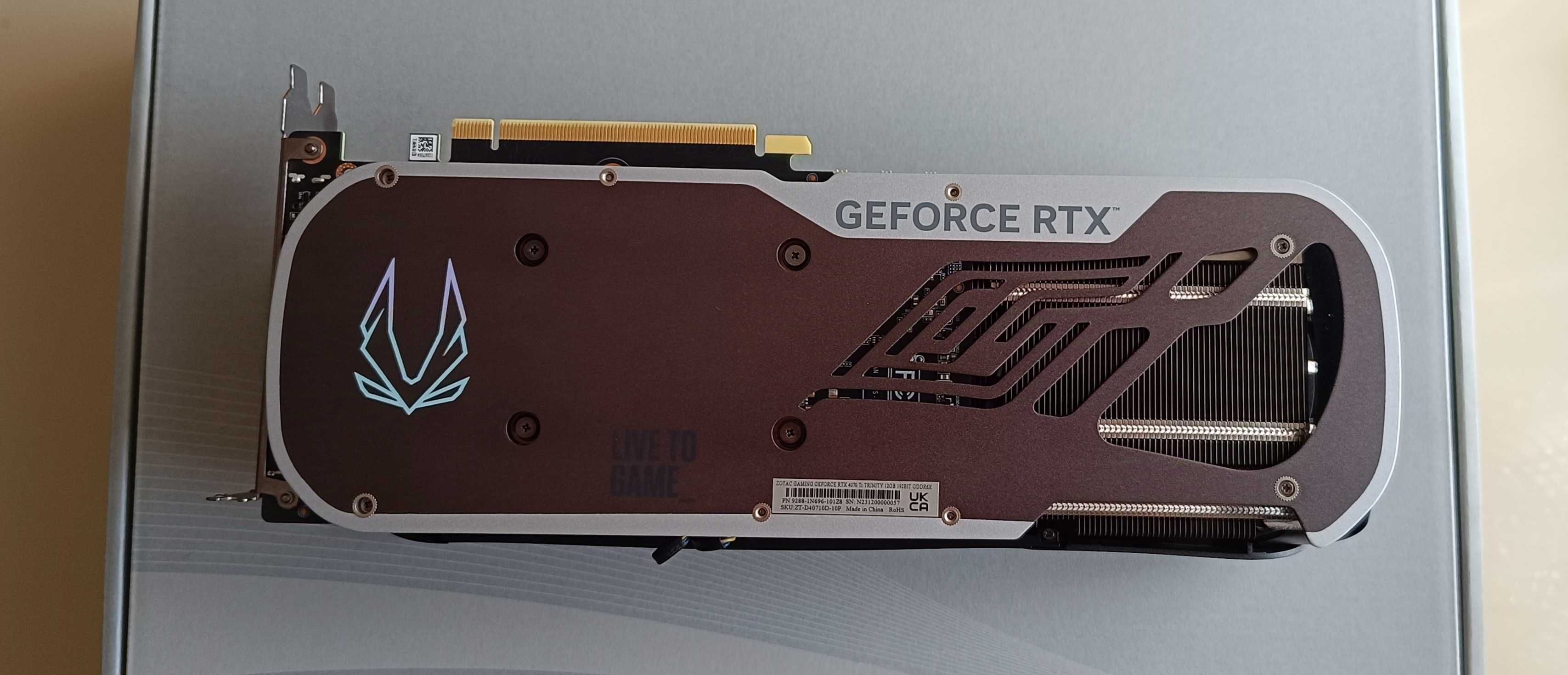 ZOTAC RTX 4070 Ti Trinity 12 Gb.