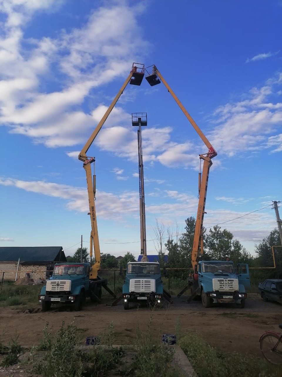 Услуги автовышки