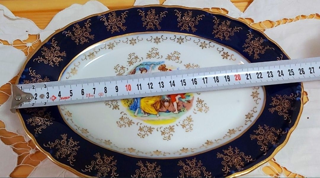 Кобальтовые Блюда Мадонна M&Z и Thun