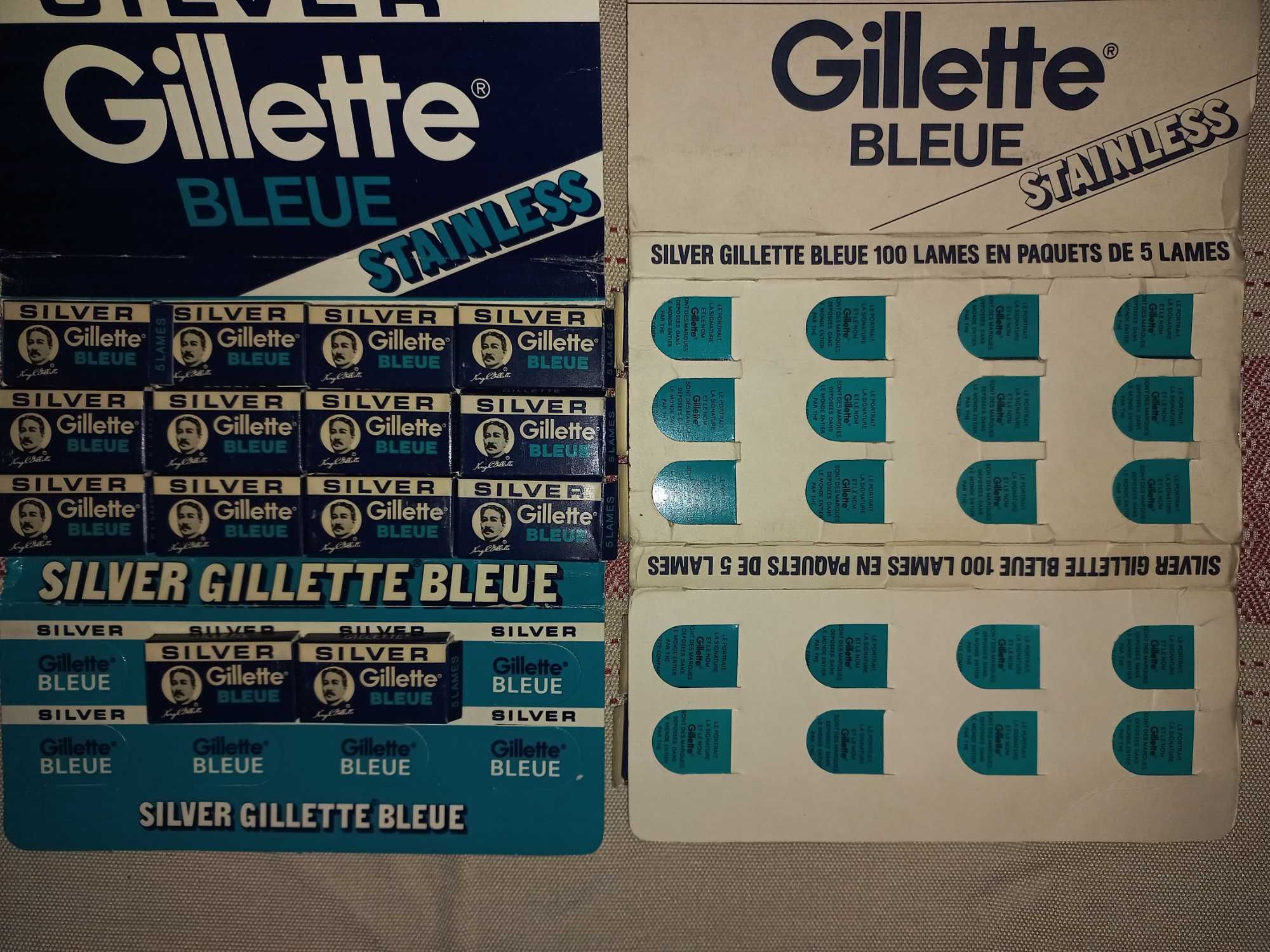 Лезвия Gillette/Винтаж/Ретро/Made in USA/Оригинал/Gillette времён СССР