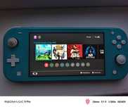 Nintendo switch lite синий в отличном состоянии