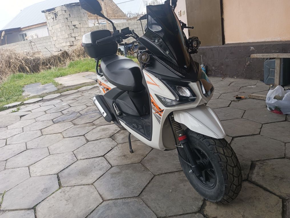 Скутер самурай пробег 998км