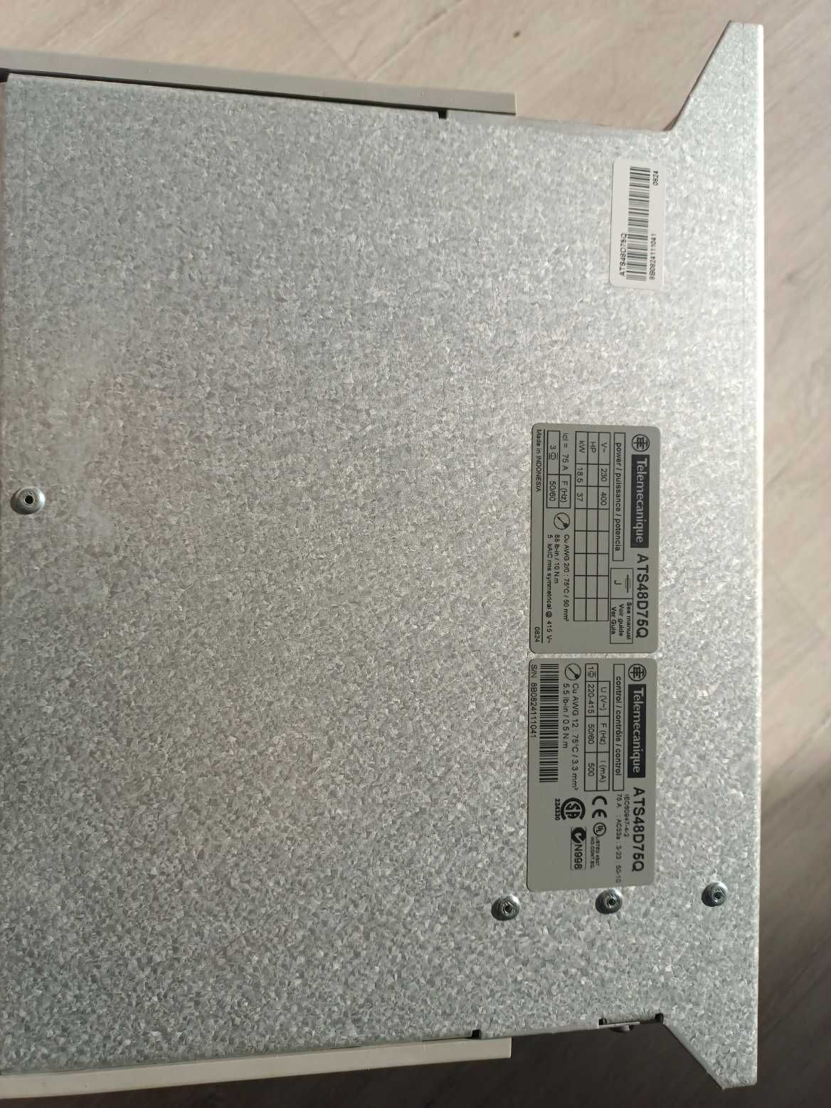Устройства плавного пуска типа Altistart Schneider Electric ATS48 D75Q