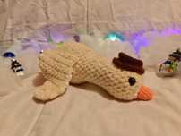 Гусь-обнимусь игрушка мягкая