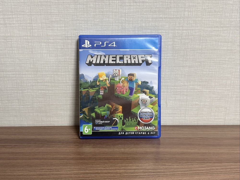 Диск Minecraft на PlayStation 4