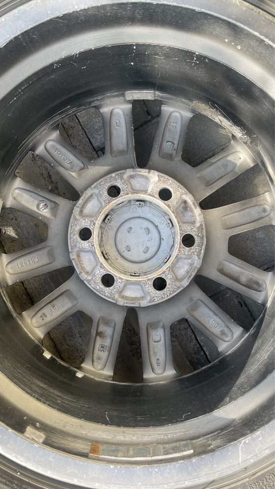 Продам диски оригинал с шиной R18 Toyota Prado 150 рестайлинг 2017года