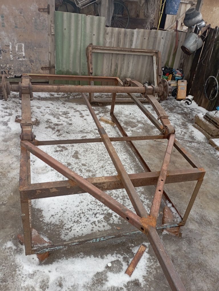 Продам прицеп. Новый. Самодельный. Мощный.ощный.