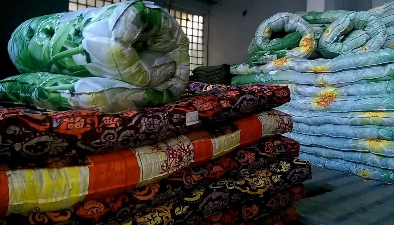 Рабочий комплект - одеяло, матрас ватный, подушка, постельное