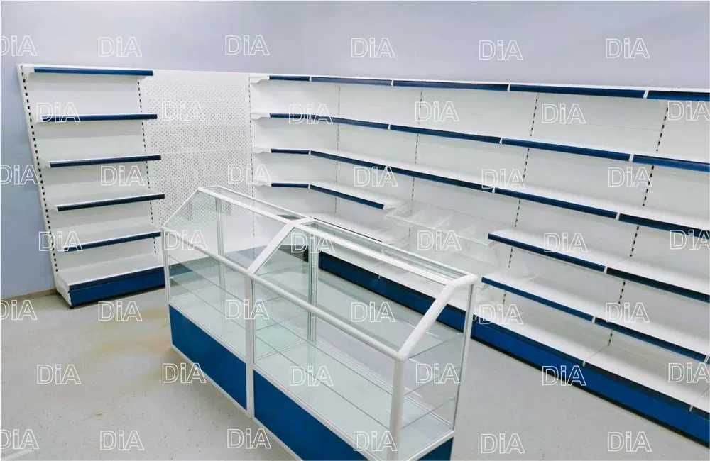 Торговое оборудование для магазина, стеллаж, прилавок витрина kkto