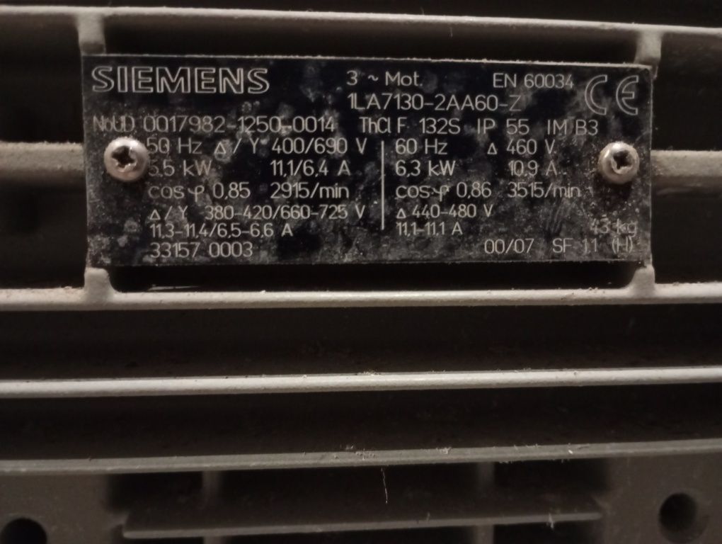 Электродвигатель SIEMENS