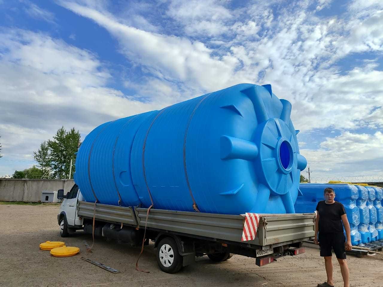 Емкость бак бочка вертикальная 20 кубов тонн резервуар новыес завода