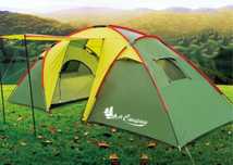 Палатка MirCamping Арт-1002-6 кемпинговая количество мест: 6 зеленый